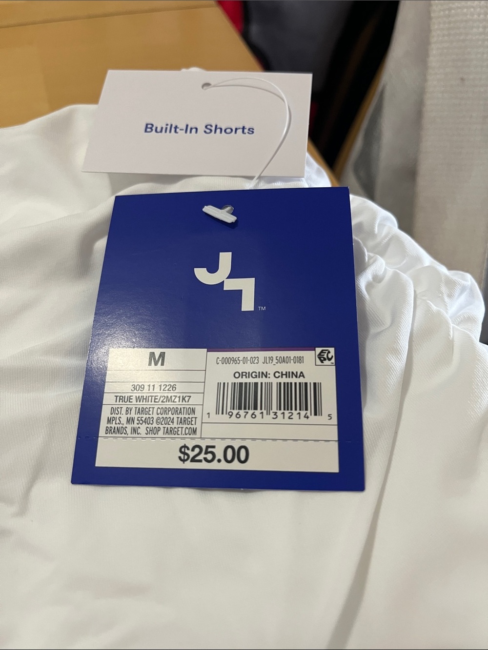 JoyLab White Ruffle-Hem Women’s Skort - Picture 2 of 2